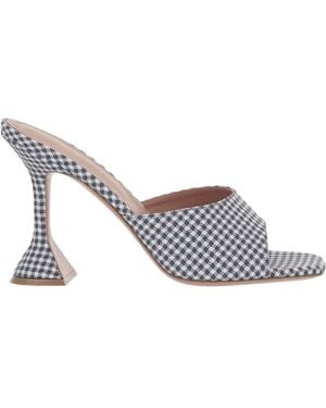AMINA MUADDI Heeled Mules - Grey