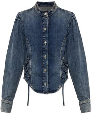 AllSaints Denim Shirts - Blu