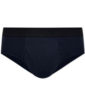 Tom Ford Baumwoll-Slips - Blau