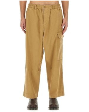 YMC Wide Trousers - Natural