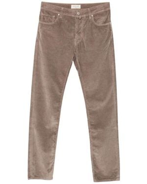 Jacob Cohen Straight Trousers - Marrón