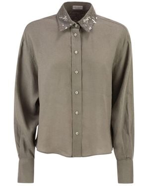 Brunello Cucinelli Shirts - Verde