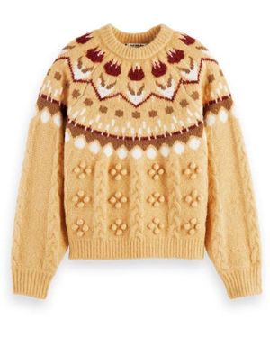 Scotch & Soda Round-Neck Knitwear - Neutre