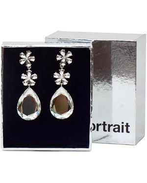 Self-Portrait Earrings - Negro