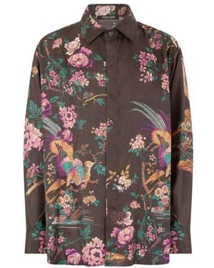 Roberto Cavalli Casual Shirts - Brown