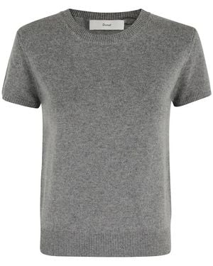DUNST Round-Neck Knitwear - Grijs