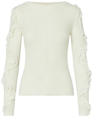 Liu Jo Round-Neck Knitwear - Blanc