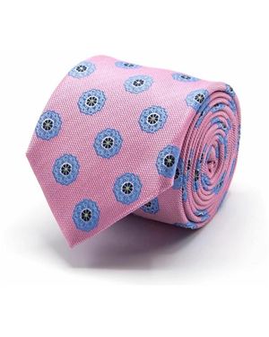 Gents Floral Tie - Lila