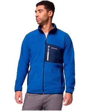 Columbia Fast Trek Overlay Fleece Jas - Blauw