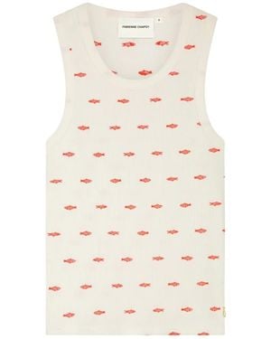 FABIENNE CHAPOT Sleeveless Tops - Neutro
