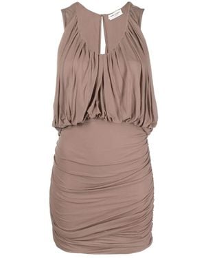 Saint Laurent Short Dresses - Brown
