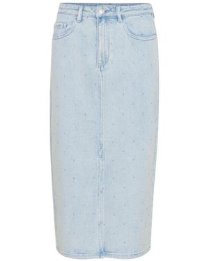Soaked In Luxury Denim Skirts - Blu