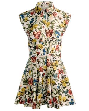 Alice + Olivia Jurk Met Korset-Stijl Panelen - Groen