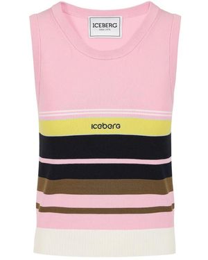 Iceberg Sleeveless Tops - Rosa