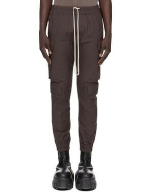 Rick Owens Broeken ,Bruin ,Katoen Mastodon Megacargo - Grijs