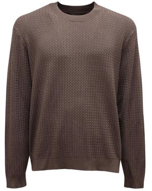 Armani Braid Pullover - Braun