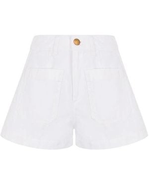 The Seafarer Short Shorts - White
