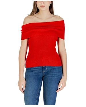 ONLY Round-Neck Knitwear - Red