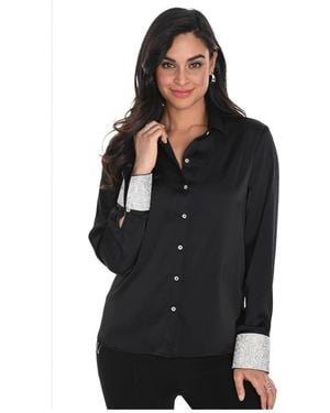 FRANK LYMAN Elegante camicia nera 244602u - Nero