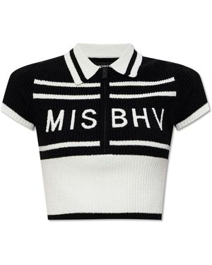 MISBHV Gekürztes top mit logo - Schwarz