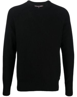 Michael Kors Schwarzer Baumwoll-Crew-Pullover