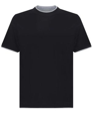 Brunello Cucinelli T-Shirts - Black