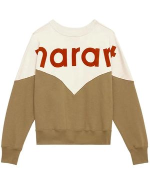 Isabel Marant Colour-Block Sweatshirt Met Logo Print - Meerkleurig