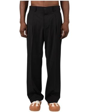 Laneus Wide Trousers - Black