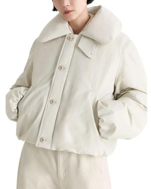 Lemaire Short Puffer Blouson - Wit