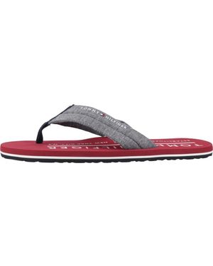 Tommy Hilfiger Chambray Beach Sandal - Roze