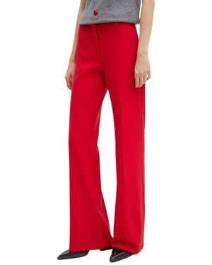 MSGM Broeken ,Rood ,Polyester Rechte Broek