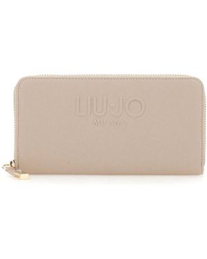 Liu Jo Caliwen Geldbörse Taupe Vergoldet - Natur