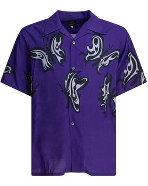 Needles Short Sleeve Shirts - Purple