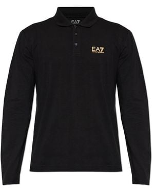 EA7 Polo Shirts - Schwarz