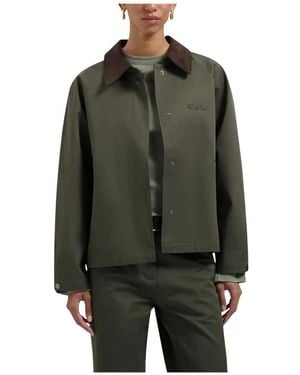 OLAF HUSSEIN Light Jackets - Green