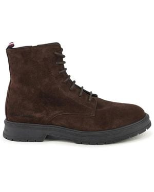 Tommy Hilfiger Lace-Up Boots - Brown