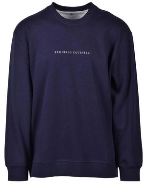 Brunello Cucinelli Sweatshirts - Blue