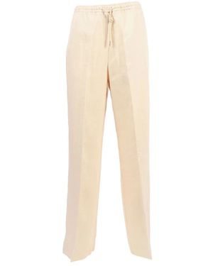 BRIGLIA Wide Trousers - Neutro