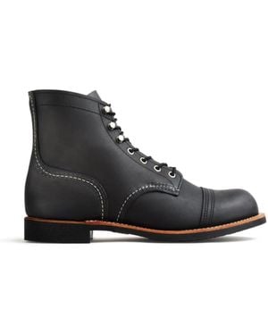 Red Wing Lace-Up Boots - Black