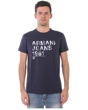 Armani Jeans T-Shirts - Blue