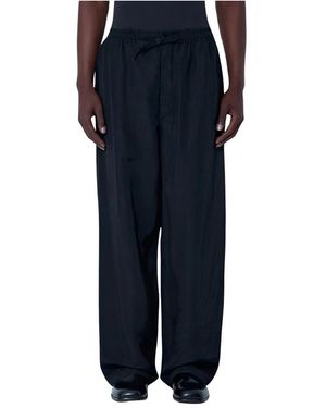 Lemaire Wide Trousers - Blue