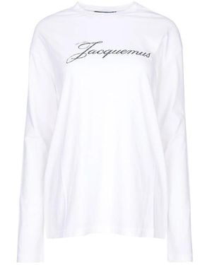 Jacquemus Long Sleeve Tops - Bianco