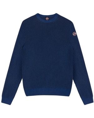 Colmar Round-Neck Knitwear - Blue