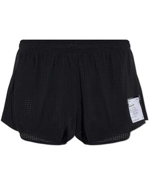 Satisfy Korte Broeken ,Zwart ,Nylon Space-O Shorts