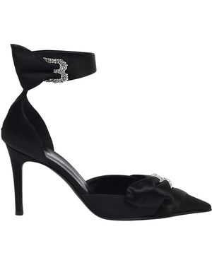 Baldinini Satin-Pumps - Schwarz