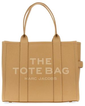 Marc Jacobs Tassen ,Bruin ,Leer De Leren Grote Shopper - Metallic
