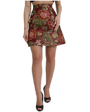 Dolce & Gabbana Short Skirts - Brown