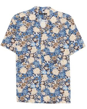 Brian Dales Short Sleeve Shirts - Blau