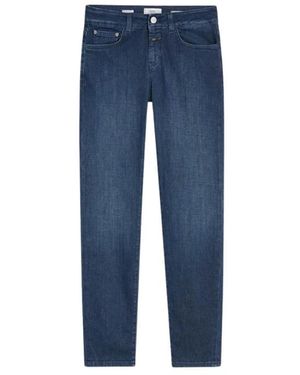Closed Cropped Jeans - Azul