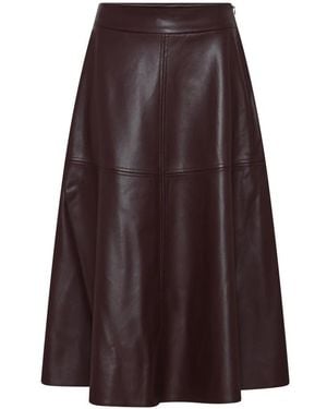 Bruuns Bazaar Rokken ,Rood ,Imma Rok - Bruin